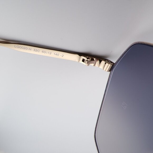 Longines Rimless Mirrored Smoke Navigator Shades, Aviator Pilot Unisex RX 60mm - Picture 14 of 14